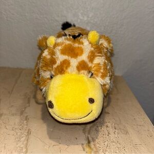 Pillow Pets Peewee Giraffe Foldable Plush Stuffed Animal 13”